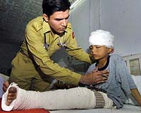 Mass false limb find to help quake victims