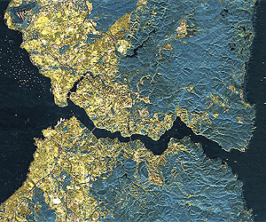 TerraSAR-X images Urban sprawl around Istanbul