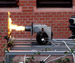Infrared technology for measuring the effect of fire on materials