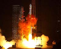 China Blasts Off First Data Relay Satellite