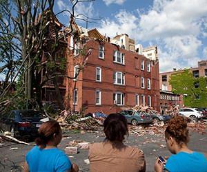 Climate change helps drive N. America disasters: re-insurer