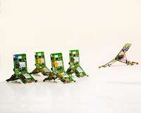 Robot-ants that can jump, communicate with each other and work together