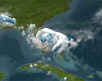 Tropical Storm Fay's Center Now Moving Inland