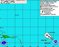 Tropical storm Nana forms in Atlantic Ocean