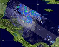 Paloma Still Intensifying And Turning Northward
