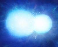 Two stars merged to form massive white dwarf