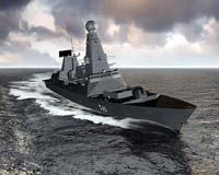 Type 45 Destroyer Sets Sail For Second Stage Of Sea Trials
