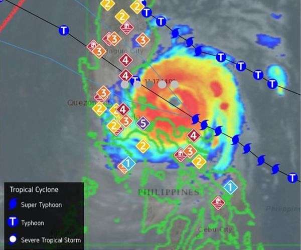 Super Typhoon Man-yi pounds the Philippines