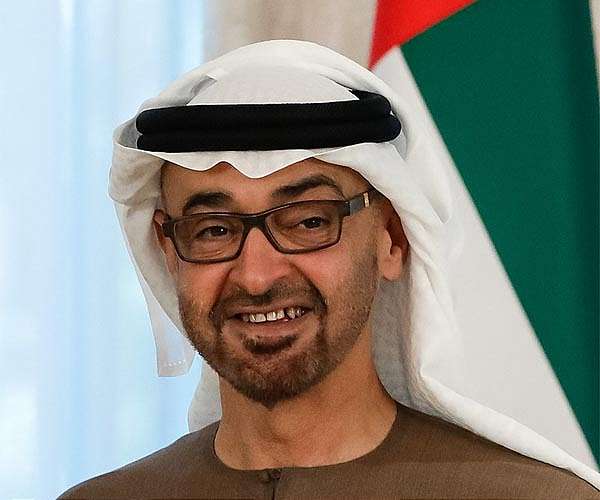 New UAE president meets Macron, Johnson as world leaders stream in