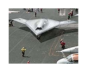 US drone lands on carrier deck in historic flight