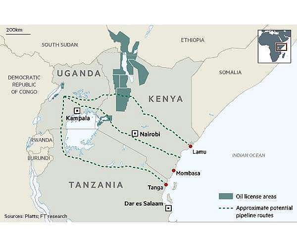 Uganda, Tanzania, oil giants open way for pipeline construction