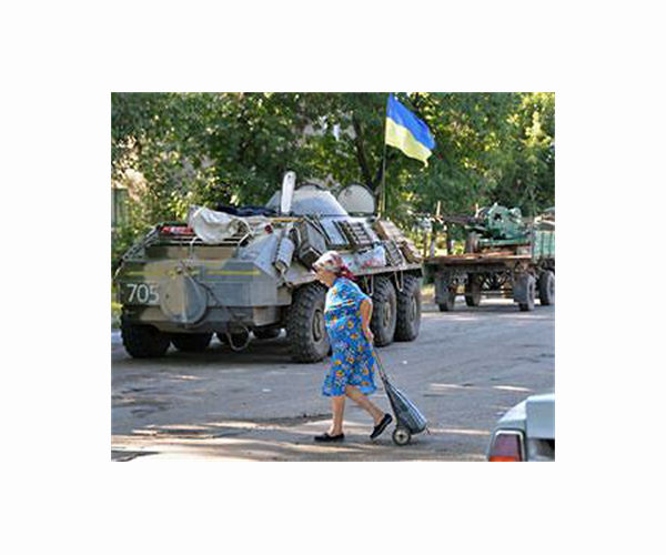 A Ukrainian mother vows to take up gun if Russia invades