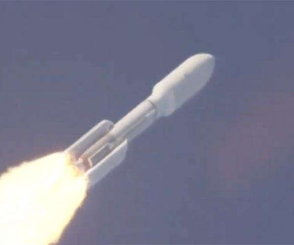 Missile detection satellite launches from Florida