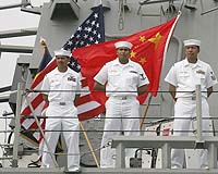 At navy drills US and China try to forge relationship