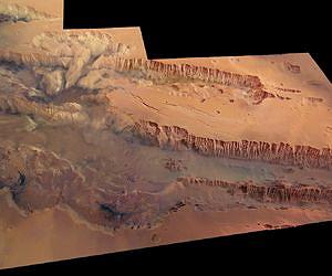 Valles Marineris - the largest canyon in the Solar System