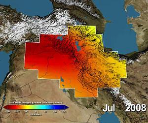 NASA Satellites Find Freshwater Losses in Middle East