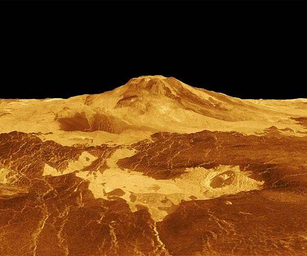NASA's Magellan Data Reveals Volcanic Activity on Venus