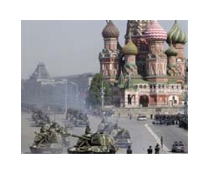 Western troops march on Russia's Red Square