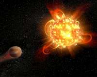 Superflares from young red dwarf stars imperil planets