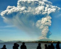 Chile volcano erupts for first time in decades
