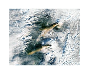 Russian volcano eruption ongoing