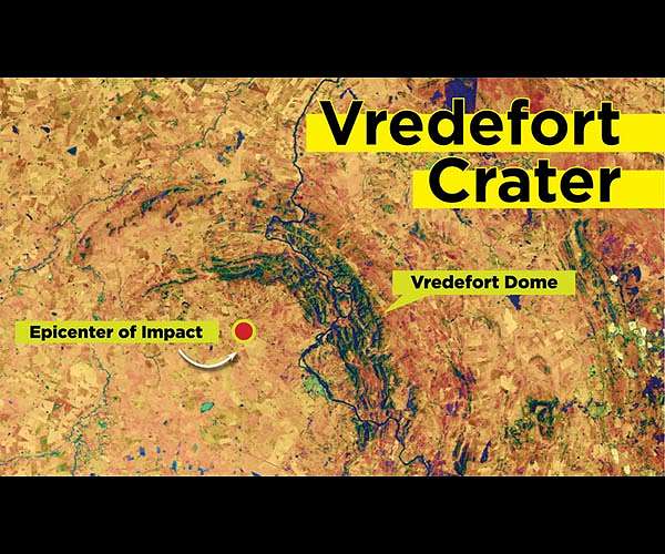Asteroid that formed Vredefort crater bigger than previously believed