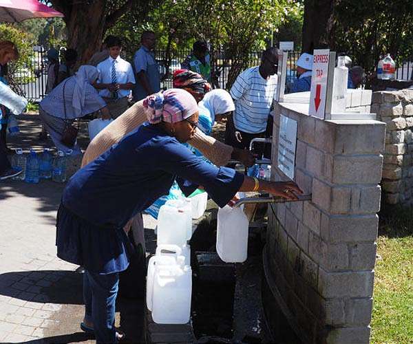 Sparkling pools, empty taps: Cape Town's stark water divide