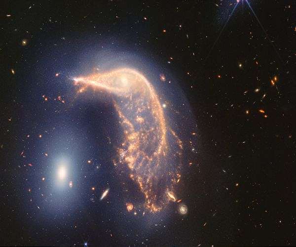 Interacting Galaxies Captured by Webb in Stunning Detail