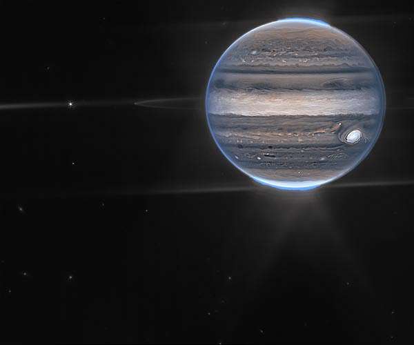Webb's Jupiter images showcase auroras, hazes