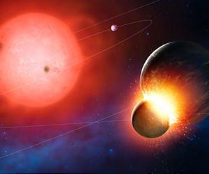 Four white dwarf stars caught in the act of consuming 'earth-like' exoplanets