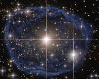 Hubble's Blue Bubble
