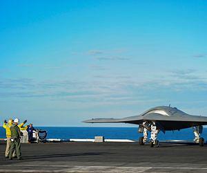 US drone makes first catapult launch off a carrier: Navy