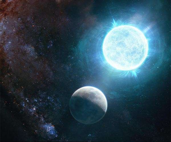 A white dwarf living on the edge